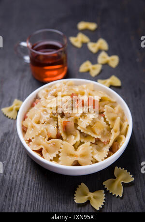 Cold vegetables, cold noodles are not the same every day. Stock Photo