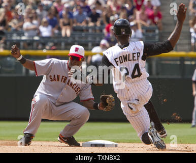 during game 3 of the 2010 World Series between the San Francisco Giants and  the Texas Rangers on Saturday, Oct. 30, 2010 in Arlington, Tx. (Michael  Macor/San Francisco Chronicle via AP Stock Photo - Alamy