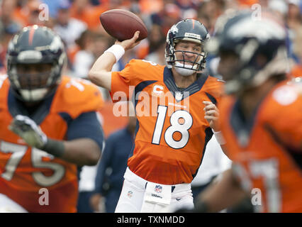 October 15, 2017: Denver Broncos wide receiver Demaryius Thomas (88) during  pre-game warm up of an NFL week 6 matchup between the New York Giants and  the Denver Broncos at Sports Authority