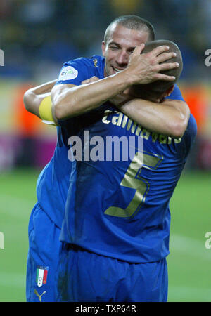 Fabio cannavaro germany italy dortmund hi-res stock