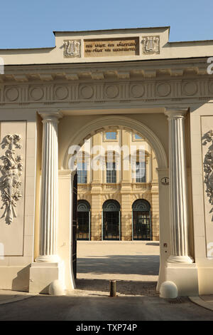 Entrance gate of Palais Liechtenstein, Vienna Stock Photo