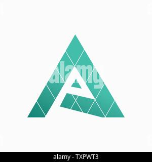 Letter AP logo design template Stock Vector