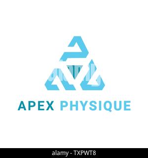 Letter AP logo design template Stock Vector