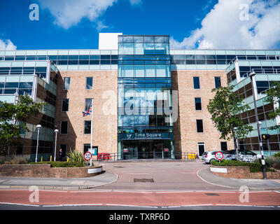 Time Square, Bracknell Forest Borough Council, Offices, Bracknell, Berkshire, England, UK, GB. Stock Photo