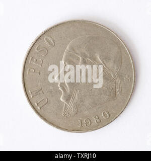 Mexico 1 Peso Coin - 1980 Stock Photo