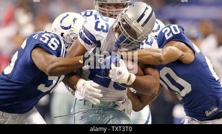 Dallas Cowboys running back Tashard Choice (23) celebrates after a