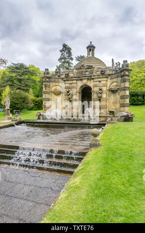 Gardens of Chatsworth House,  Bakewell, Derbyshire, England, UK. Stock Photo