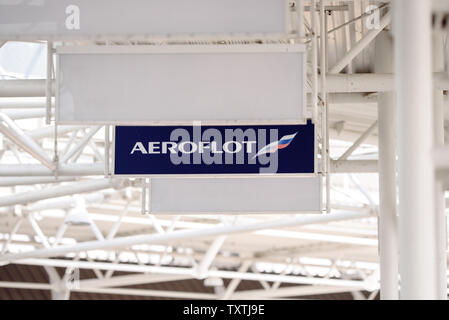 Munich, Germany - may 25, 2019. The main airport in Munich, Germany. Stock Photo