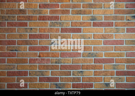 New multi-colored brick wall. texture background. Modern brick wall, brown brick wall textur for background Stock Photo