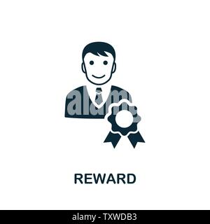 Reward vector icon symbol. Creative sign from gamification icons collection. Filled flat Reward icon for computer and mobile Stock Vector