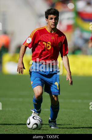 Spain's Cesc Fabregas during the final Group H match of the