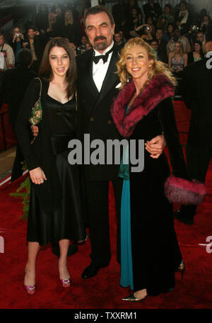 (M)Tom Selleck,wife Jillie Mack and daughter Hannah Selleck HBO's Post ...