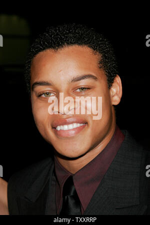 Actor Robert Ri'chard arrives at the January 13, 2005 Los Angeles premiere of the film, ' Coach Carter', at Grauman's Chinese Theatre. The film is based on a true story of Coach Ken Carter, who benched his entire undefeated basketball team for poor academic performance. (UPI Photo/Francis Specker) Stock Photo