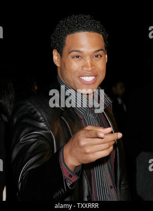 Actor Texas Battle  arrives at the January 13, 2005 Los Angeles premiere of the film, ' Coach Carter', at Grauman's Chinese Theatre. The film is based on a true story of Coach Ken Carter, who benched his entire undefeated basketball team for poor academic performance. (UPI Photo/Francis Specker) Stock Photo