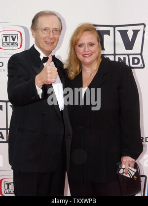 Bernie Kopell and his wife Catrina Honadle arrive for the TV Land Awards March 13, 2005, in Santa Monica, CA.  (UPI Photo/John Hayes) Stock Photo