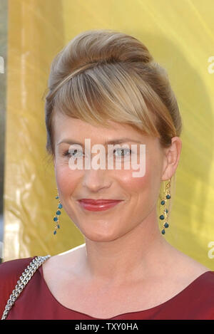 Patricia Arquette from the show 'Medium' arrives at the The NBC All-Star Event July 25, 2005, in Los Angeles.  The event featured stars from the NBC lineup of shows.   (UPI Photo/John Hayes) Stock Photo