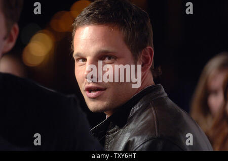 Cast member Justin Chambers attends the Grey's Anatomy first season DVD launch event at Geisha House in Hollywood on February 13, 2006 . (UPI Photo/ Phil McCarten) Stock Photo