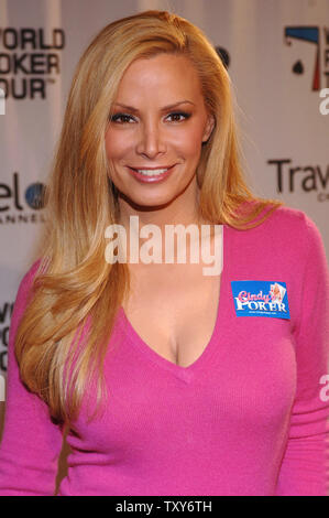 Actress Cindy Margolis arrives for the World Poker Tour Invitational at the Commerce Casino in Los Angeles, California on February 22, 2006 . (UPI Photo/ Phil McCarten) Stock Photo