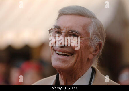 Actor Martin Landau arrives for the world premiere of 'Pirates of the Caribbean: Dead Man's Chest' held at Disneyland in Anaheim, California on June 24, 2006 . (UPI Photo/ Phil McCarten) Stock Photo