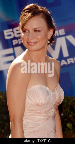 Mary Lynn Rajskub arrives for the 58th annual Primetime Emmy Awards at