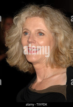 Blythe Danner, a cast member in the dramatic comedy motion picture 'The Last Kiss,'  arrives for the premiere of the film in Los Angeles, California on September 13, 2006. (UPI Photo/Jim Ruymen) Stock Photo