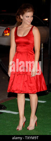 Kate Mara, a cast member in the motion picture sports drama 'We are Marshall', arrives for the premiere of the film at  Grauman's Chinese Theatre in the Hollywood section of Los Angeles on December 14, 2006. (UPI Photo/Jim Ruymen) Stock Photo