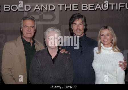 Cast members Susan Flannery (L-R), Ronn Moss, Katherine Kelly Lang and ...