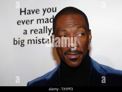 Cast member Eddie Murphy attends the Los Angeles premiere of 'Norbit' held at the Mann Village Theatre in Los Angeles on February 8, 2007. (UPI Photo/ Phil McCarten) Stock Photo