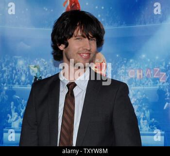 Jon Heder, a cast member in the motion picture sports comedy 'Blades of Glory', arrives for the premiere of the film at Grauman's Chinese Theatre in the Hollywood section of Los Angeles on March 28, 2007.  (UPI Photo/Jim Ruymen) Stock Photo