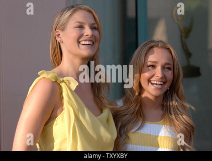 Cast members Ali Larter (L) and Hayden Panatierre (R) attend An Evening