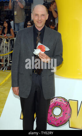 Dan Castellaneta, the voice of Homer Simpson in the animated motion picture comedy 'The Simpsons Movie', arrives at the premiere of the film in the Westwood section of Los Angeles on July 24, 2007. (UPI Photo/Jim Ruymen) Stock Photo