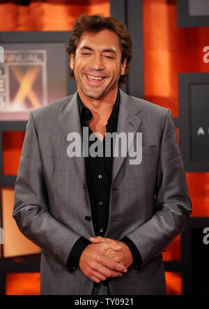 Actor Javier Bardem arrives at the 13th annual Critics' Choice Awards in Santa Monica, California on January 7, 2008.  (UPI Photo/Jim Ruymen) Stock Photo