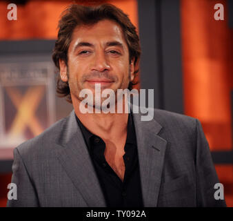 Actor Javier Bardem arrives at the 13th annual Critics' Choice Awards in Santa Monica, California on January 7, 2008.  (UPI Photo/Jim Ruymen) Stock Photo