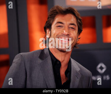 Actor Javier Bardem arrives at the 13th annual Critics' Choice Awards in Santa Monica, California on January 7, 2008.  (UPI Photo/Jim Ruymen) Stock Photo