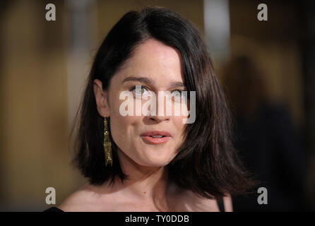 Actress Robin Tunney attends the premiere of the film 'Snow Angels'  in Los Angeles on February 28, 2008. (UPI Photo/ Phil McCarten) Stock Photo