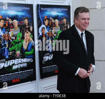 Christopher McDonald, a cast member in the motion picture parody spoof 'Superhero Movie,' attends the premiere of the film in Los Angeles on March 27, 2008. (UPI Photo/Jim Ruymen) Stock Photo