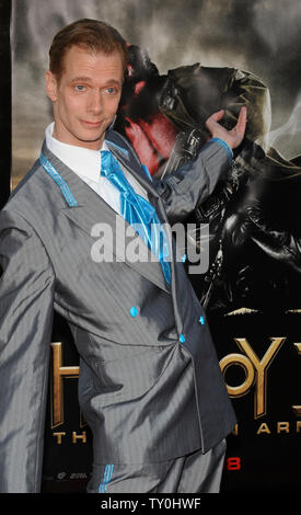 Doug Jones, a cast member in the motion picture sci-fi comedy fantasy 'Hellboy II: The Golden Army', attends the premiere of the film  in Los Angeles on June 28, 2008.  (UPI Photo/Jim Ruymen) Stock Photo