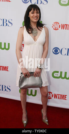 Actress Paget Brewster attends the CBS, CW and Showtime press tour party in Los Angeles on July 18, 2008.  (UPI Photo/Kevin Reece). . Stock Photo