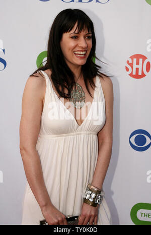 Actress Paget Brewster attends the CBS, CW and Showtime press tour party in Los Angeles on July 18, 2008.  (UPI Photo/Kevin Reece). . Stock Photo