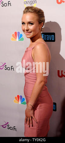 Actress Hayden Panettiere attends the NBC All-Star party in Beverly Hills, California on July 20, 2008.  (UPI Photo/Jim Ruymen) Stock Photo