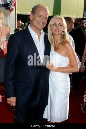 Kelsey Grammer, who stars in the motion picture comedy 'Swing Vote', attends the premiere of the film with his wife Camille at El Capitan Theatre in the Hollywood section of Los Angeles on July 24, 2008. (UPI Photo/Jim Ruymen) Stock Photo