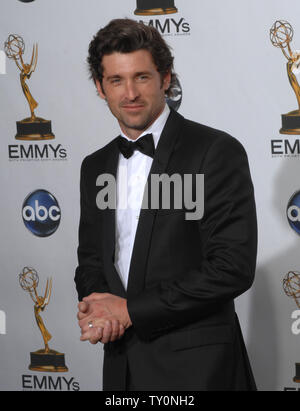Patrick Dempsey appears backstage at the 60th Primetime Emmy Awards at the Nokia Center in Los Angeles on September 21, 2008.    (UPI Photo/Scott Harms) Stock Photo