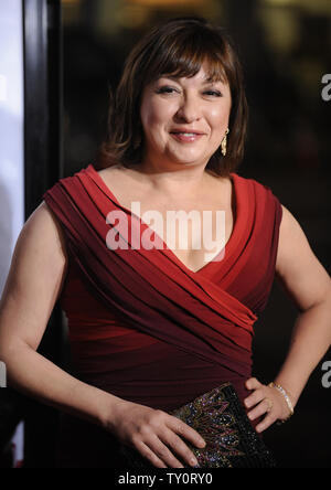 Cast member Elizabeth Pena attends the premiere of the film 'Nothing Like the Holidays'  in Los Angeles on December 3, 2008. (UPI Photo/ Phil McCarten) Stock Photo