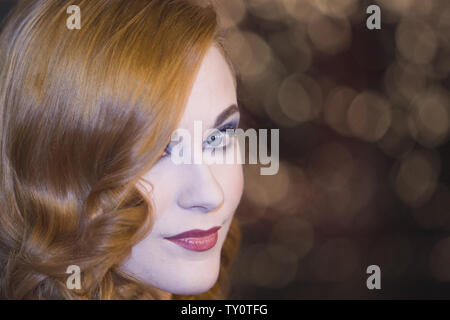 Evan Rachel Wood , a cast member in the motion picture drama 'The Wrestler', attends the premiere of the film at the Academy of Motion Picture Arts & Sciences in Beverly Hills, California on December 16, 2008. (UPI Photo/Hector Mata) Stock Photo