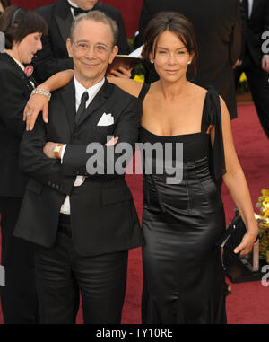 Actor Joel Grey and his daughter actress Jennifer Grey arrive at the 81st Academy Awards in Hollywood on February 22, 2009.   (UPI Photo/ Roger L. Wollenberg) Stock Photo