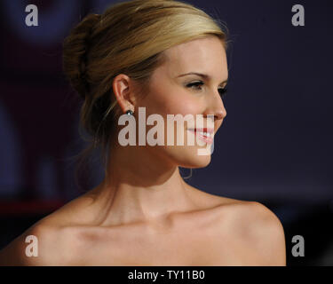 Actress Maggie Grace attends the premiere of the sci-fi thriller 'Watchmen', at Grauman's Chinese Theatre in the Hollywood section of Los Angeles on March 2, 2009.  (UPI Photo/Jim Ruymen) Stock Photo