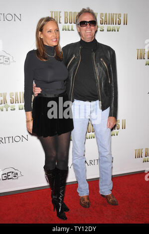 LOS ANGELES, CA. October 28, 2009: Peter Fonda & date at the Los Angeles premiere of his new movie 'The Boondock Saints II: All Saints Day' at the Arclight Theatre, Hollywood. © 2009 Paul Smith / Featureflash Stock Photo