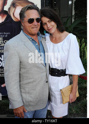 Actor Don Johnson and his wife Kelley Phleger attend the premiere of the motion picture dramatic comedy 'Funny People', in Los Angeles on July 20, 2009. (UPI Photo/Jim Ruymen) Stock Photo