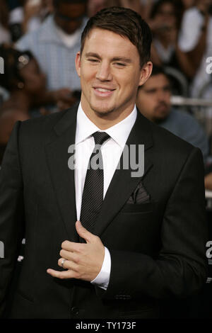 Channing Tatum attends the red carpet screening of the motion picture sci-fi thriller 'G.I. Joe: The Rise of Cobra', at Grauman's Chinese Theatre in the Hollywood section of Los Angeles on August 6, 2009.      UPI/Jonathan Alcorn Stock Photo