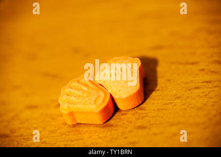 Extasy mdma macro background fine art in high quality prints Stock Photo